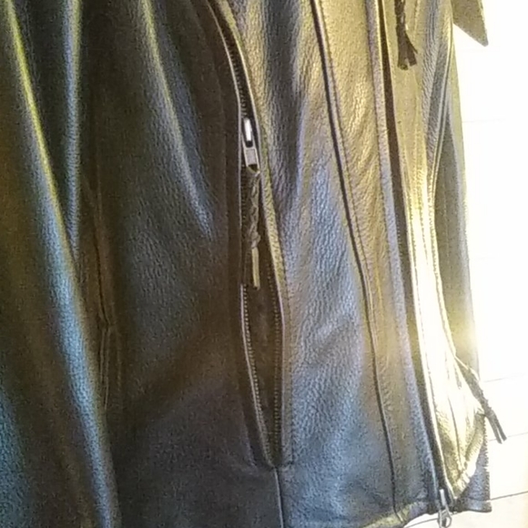 SOLD-Harley Davidson Leather Coat - Picture 12 of 15